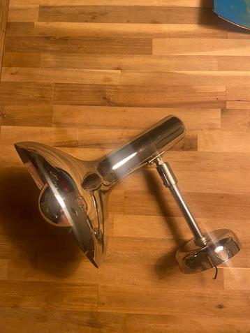 Originele retro spotlamp zilverkleur beschikbaar voor biedingen