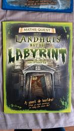 David Glover - Math Quest het landhuis met het labyrint, Fictie algemeen, Ophalen of Verzenden, Zo goed als nieuw, David Glover
