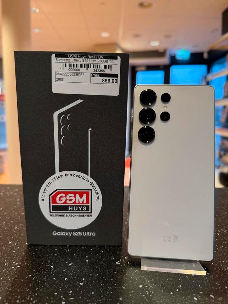 Samsung Galaxy S25 Ultra 256GB met 2 jaar garantie, Telecommunicatie, Mobiele telefoons | Samsung, Zo goed als nieuw, Overige modellen
