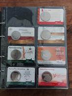 50 Penningen in coincards NL van KNM met Luxe album, Postzegels en Munten, Munten | Nederland, Verzenden, Koningin Beatrix, Euro's