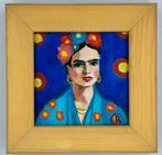 Frida Kahlo Midnight miniatuur, Antiek en Kunst, Kunst | Schilderijen | Modern, Ophalen of Verzenden
