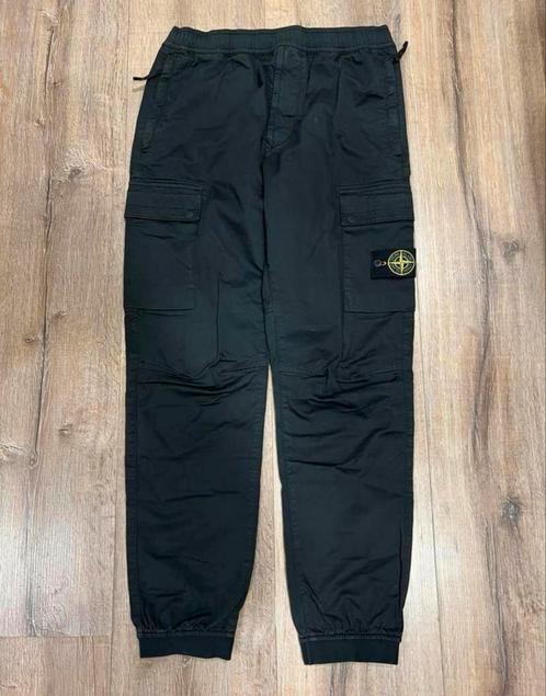 Stone Island Wool Satin Cargo Pants 30404 – Zwart, Maat 33, Kleding | Heren, Broeken en Pantalons, Zo goed als nieuw, Maat 56/58 (XL)