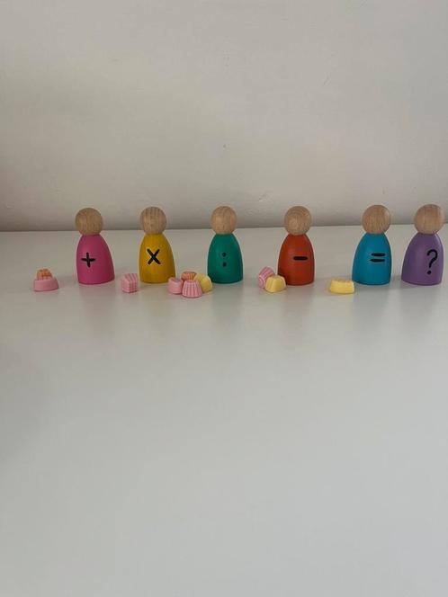 Rekenhulpjes Pegdolls, Kinderen en Baby's, Speelgoed | Houten speelgoed, Nieuw, Overige typen, Verzenden