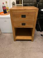 Massief Grenen Kastje met 2 Lades, Antiek en Kunst, Antiek | Meubels | Kasten, Ophalen