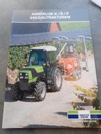 Deutz fahr agroplus v/s/f spezialtraktoren folder, Ophalen of Verzenden