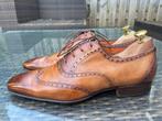 Santoni herenschoenen model 10040 maat 7 UK/41 EU, Bruin, Ophalen of Verzenden, Zo goed als nieuw, Santoni