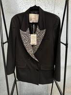 Jucca colbert blazer it 38 xs strass €710 jacket jasje, Ophalen of Verzenden, Zo goed als nieuw, Maat 34 (XS) of kleiner, Zwart