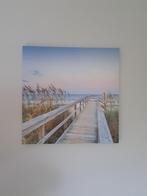 Canvas schilderij duin en strand, Huis en Inrichting, Woonaccessoires | Schilderijen, Tekeningen en Foto's, Ophalen, 50 tot 75 cm