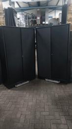 Zwarte Ahrend metalen roldeurkasten archiefkasten, Gebruikt, 100 tot 150 cm, R, Zwarte Ahrend metalen roldeurkasten archiefkasten