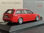 Audi RS 6 4.2 V8 avant Misano rood 1:43 Minichamps Pol, Hobby en Vrije tijd, Modelauto's | 1:43, MiniChamps, Zo goed als nieuw