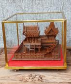 Miniatuur Thailand houtsnijwerk Dorp, Ophalen of Verzenden