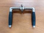 Deurklink mat nikkel retro ebbenhout tonmodel, Doe-het-zelf en Verbouw, Ophalen of Verzenden, Nieuw, Rvs, Klink of Kruk