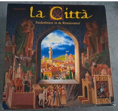 La Città - 999 Games - Stedenbouw in de Renaissance, Hobby en Vrije tijd, Gezelschapsspellen | Bordspellen, Zo goed als nieuw