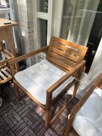 Ikea Nammaro garden/balcony chairs, Zo goed als nieuw, Tuinset, Hout, Ophalen