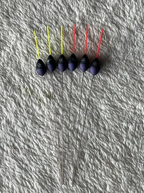 adv 101 / NIEUW set 6 dobbers TUBERTINI 0,50gr, Watersport en Boten, Hengelsport | Witvissen, Nieuw, Dobber of Lood, Ophalen of Verzenden
