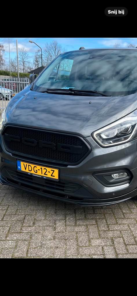 Ford Transit Custom Raptor grill mat zwart 2018-2023, Auto-onderdelen, Carrosserie en Plaatwerk, Bumper, Ford, Voor, Nieuw, Ophalen of Verzenden