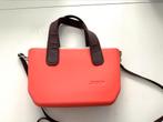 Just j tiny tas met binnentas en bruine hengsels, Ophalen of Verzenden, Zo goed als nieuw, Beige