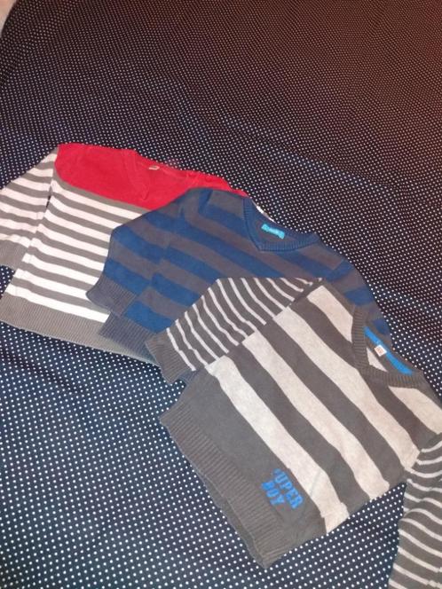 80 - SET van 3 katoenen truien voor een jongen, Kinderen en Baby's, Babykleding | Maat 80, Gebruikt, Jongetje, Truitje of Vestje