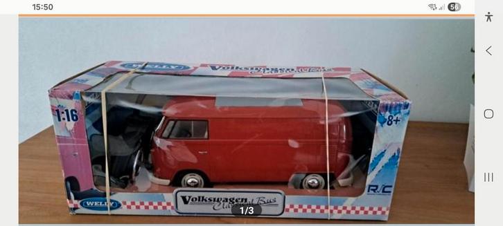 Welly VW T1 Classic RC 1:16 - Nieuw in doos!, Hobby en Vrije tijd, Modelbouw | Radiografisch | Auto's, Nieuw, Ophalen of Verzenden
