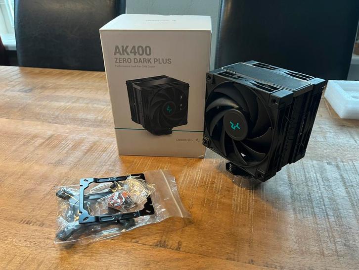 Deepcool AK400 Zero Dark Plus - Processor koeler, Computers en Software, Computerkoelers, Zo goed als nieuw, Luchtkoeling, Ophalen