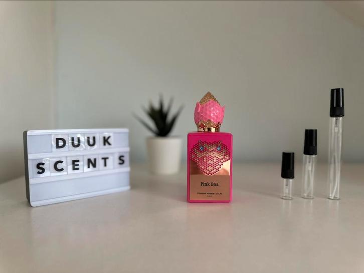 Stephane Humbert Lucas Pink Boa tester/sample/decant, Sieraden, Tassen en Uiterlijk, Uiterlijk | Parfum, Nieuw, Ophalen