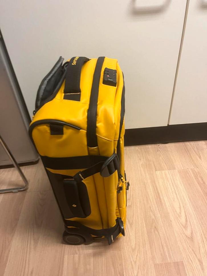 Samsonite EcoDiver 55x 35 cm handbagage, Sieraden, Tassen en Uiterlijk, Koffers, Zo goed als nieuw, Zacht kunststof, 50 tot 60 cm