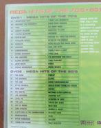 2DVD Mega Hits Of The 70 's 80 's, Alle leeftijden, Ophalen, Zo goed als nieuw