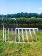 Kalveren hekwerk dieren poort met  een doorloop poort, Dieren en Toebehoren, Schapen, Geiten en Varkens, Meerdere dieren, Schaap