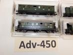 Adv-450 N Spoor Personenwagons 8060/61/62/63 Fleischmann, Hobby en Vrije tijd, Modeltreinen | N-Spoor, Gelijkstroom, Fleischmann