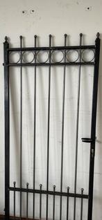Poort staal 1 meter breed 2 meter hoog, Ophalen of Verzenden, 200 cm of meer, Draaipoort