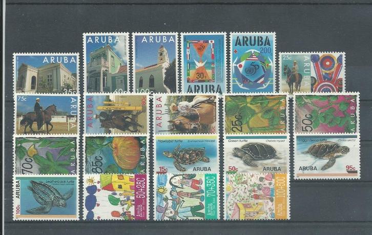 Aruba 1995, Complete jaargang, Postfris., Postzegels en Munten, Postzegels | Nederlandse Antillen en Aruba, Postfris, Verzenden