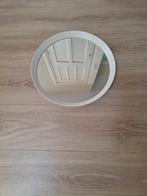 Ronde witte spiegel Ikea - klein krasje, Ophalen, Minder dan 50 cm, Gebruikt, Rond