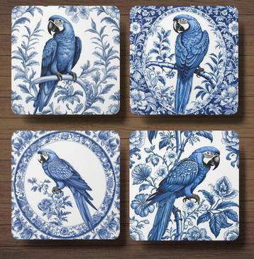 Ara Delfts Blauw onderzetters met houder beschikbaar voor biedingen
