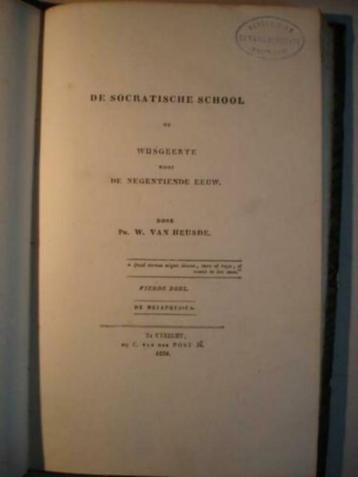 de Socratische school of Wijsgeerte voor de 19-e eeuw beschikbaar voor biedingen