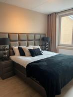 Prachtig Bed 180x200 + Nachtkastjes - Als Nieuw!, Ophalen, Zwart, Tweepersoons, Zo goed als nieuw