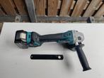 Makita DGA511 18V Slijptol met 5.0ah accu (ZGAN), Doe-het-zelf en Verbouw, Ophalen of Verzenden, Zo goed als nieuw, Haakse handslijpmachine