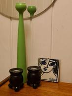 Appelgroen Applicata kandelaar, Deens Design Anders Nørgaard, Huis en Inrichting, Woonaccessoires | Kandelaars en Kaarsen, Ophalen of Verzenden