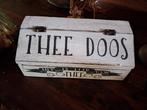 Mooie nieuwe thee doos van hout, Ophalen, Zo goed als nieuw, Minder dan 50 cm, Minder dan 50 cm