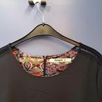 Desigual jurk maat 40 (valt als 38) zwart + borduursel 48946, Kleding | Dames, Jurken, Maat 38/40 (M), ., Zwart, Ophalen of Verzenden