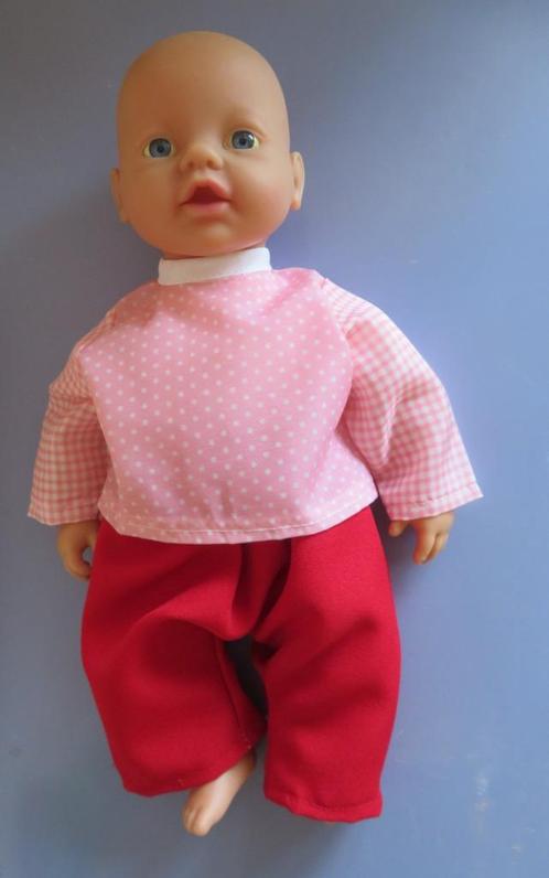 Little Baby pop32c poppenkleertjes poppenkleding rode set194, Kinderen en Baby's, Speelgoed | Poppen, Nieuw, Babypop, Ophalen of Verzenden