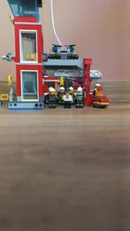 Brandweerkazerne lego + brandweerauto, Complete set, Ophalen of Verzenden, Lego, Zo goed als nieuw