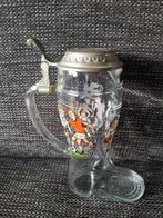 Bierglas verzilverde bovenkant, Ophalen of Verzenden, Zo goed als nieuw, Glas of Glazen, Overige merken