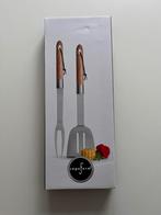 Sagaform BBQ set 2-delig RVS met houten handvat., Ophalen, Nieuw