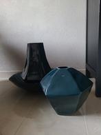 Ecri livingset blauw, Huis en Inrichting, Ophalen, Blauw, Aardewerk of Porselein, Zo goed als nieuw