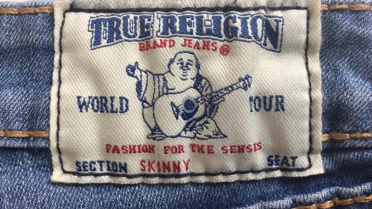 True Religion jeans maat 27, nette staat, Kleding | Dames, Spijkerbroeken en Jeans, Gedragen, W27 (confectie 34) of kleiner, Blauw