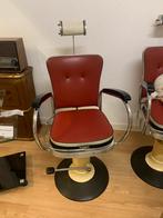 Barbier stoel (retro) kapper stoel.., Ophalen of Verzenden, Overige materialen, Overige stijlen, Overige typen