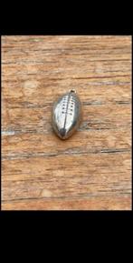 Zilveren bedel sport rugby? Voor armband ketting, Ophalen of Verzenden, Zilver