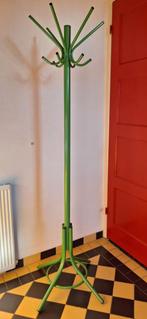 Vintage staande, stalen kapstok, PTT groen, Seventies., Gebruikt, Minder dan 100 cm, Hout, Ophalen