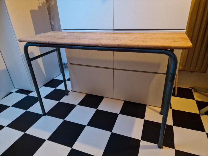 Sidetable, industrieel, Huis en Inrichting, Tafels | Sidetables, Gebruikt, 25 tot 50 cm, 100 tot 150 cm, Rechthoekig, Ophalen