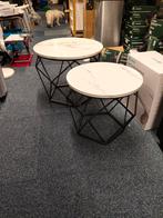 Aangeboden Nieuw Set Bijzettafels, Ophalen, Minder dan 45 cm, Minder dan 55 cm, Rond